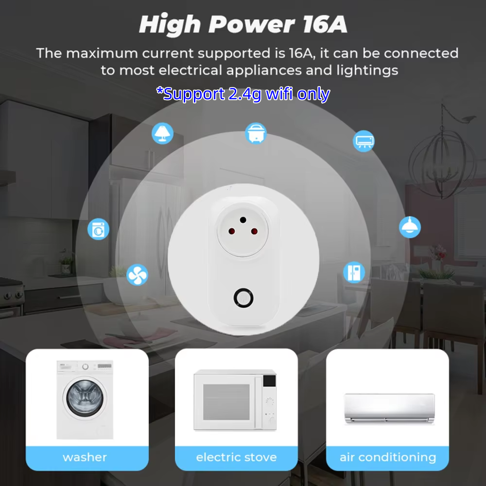 Tuya Smart Socket IsraeL Plug  - огляд і ціна Smart Light Switch Wifi
