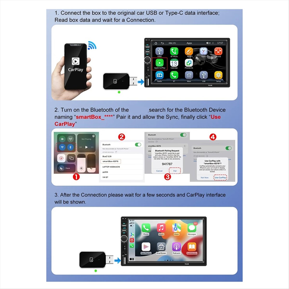 Fits for Wireless CarPlay Andr - огляд і ціна Wifi Smart Plug