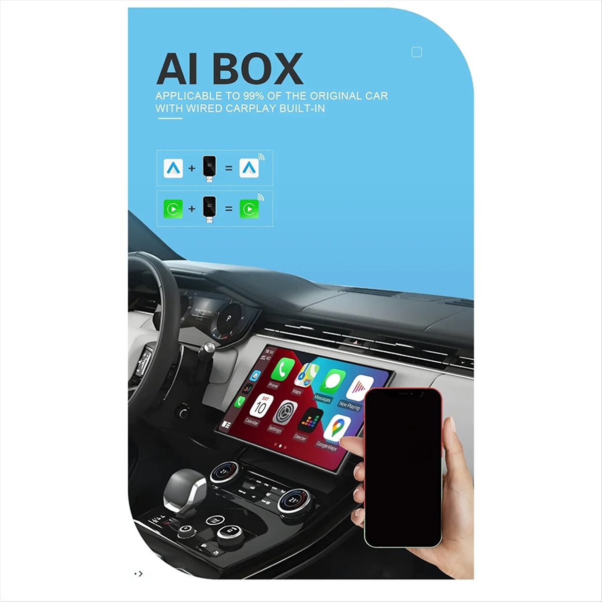 Fits for Wireless CarPlay Andr - огляд і ціна Wifi Smart Plug