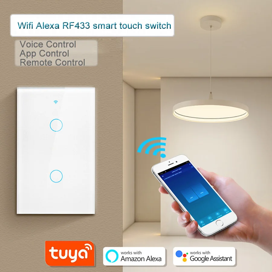 Tuya WiFi Smart Switch Works W - огляд і ціна Smart Light Switch Wifi