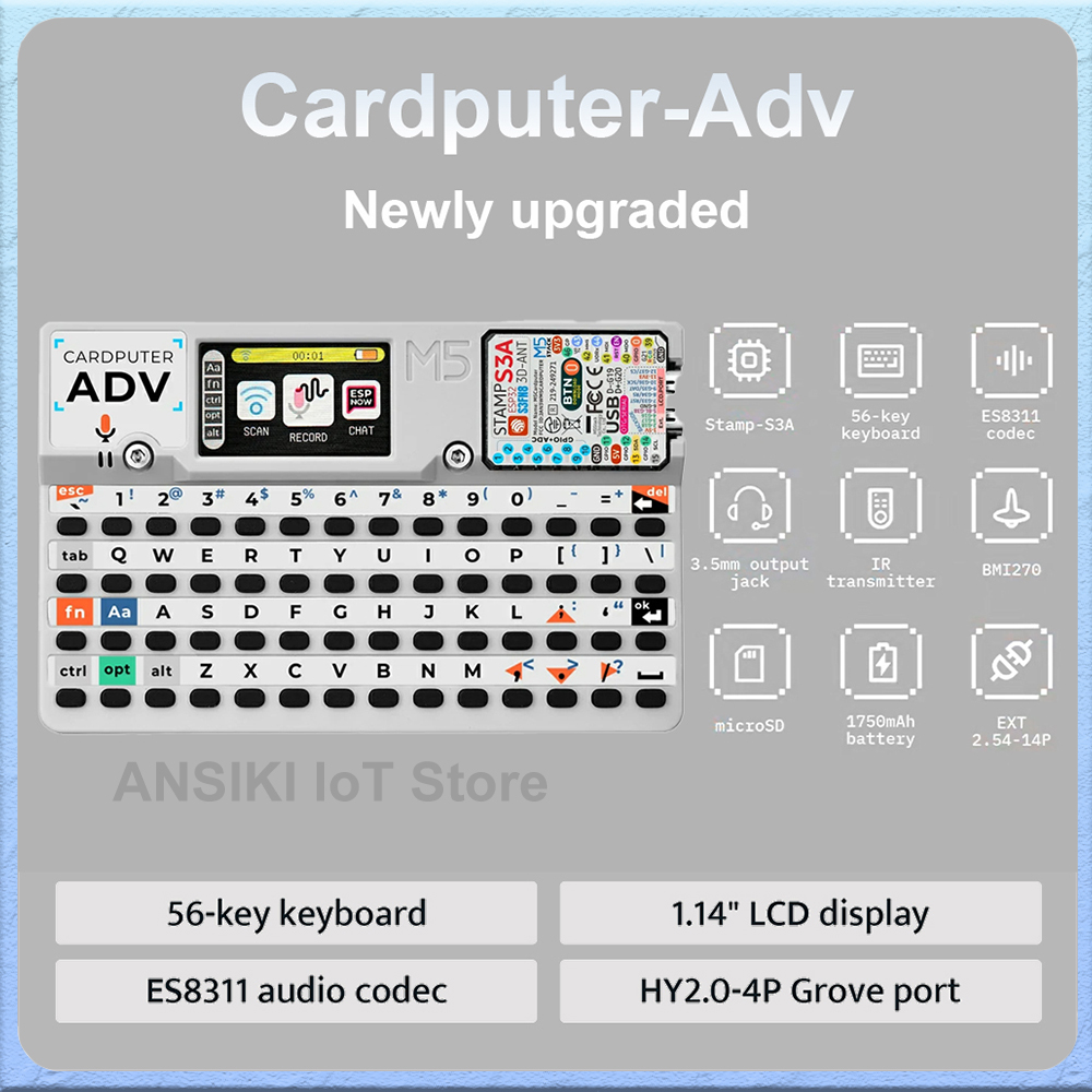 M5Stack Cardputer-Adv Programm - огляд і ціна Electronics Project Kit