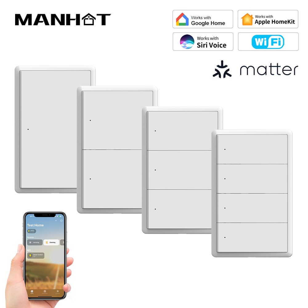 MANHOT Homekit WiFi Smart Swit - огляд і ціна Smart Light Switch Wifi