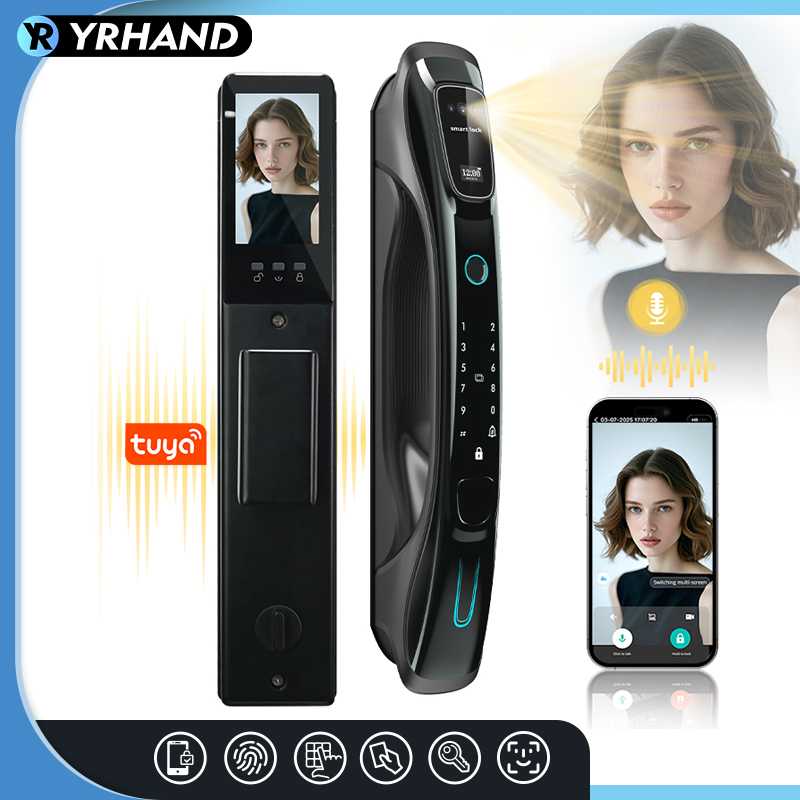 Smart Lock 3D Face Recognition - огляд і ціна Smart Door Lock Wifi