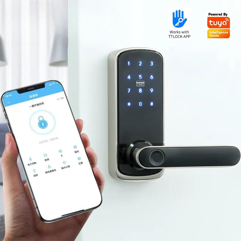 Tuya Wiif Password Fingerprint - огляд і ціна Smart Door Lock Wifi